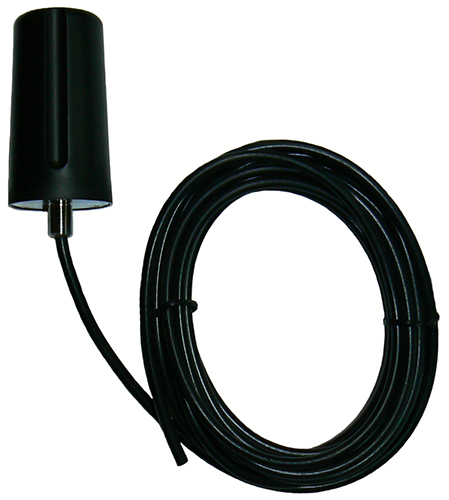 Low profile WiFi/WLAN fixed cable antenna, black, 2.4-2.485 & 5.15-5.85GHz, no termination, 4.1dBi – 80mm